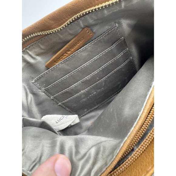 Lucky Brand Women's Brown Leather Crossbody Bag - Picture 10 of 16